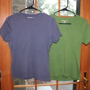 Eddie Bauer Tees- Lot of 2 Medium Like New!